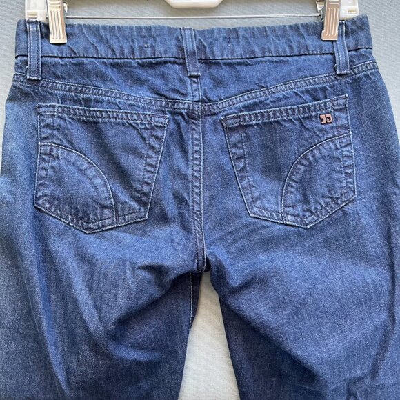 JOE'S Jeans Socialite Kicker Dk Blue Crop Jeans, Size 24, 19.5" Inseam - Picture 4 of 4